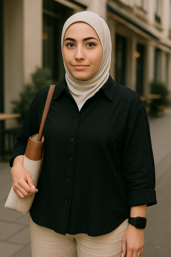 راحة القطن وأناقة الكرنكل في شيميز واحد"