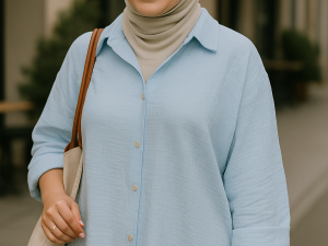 راحة القطن وأناقة الكرنكل في شيميز واحد"